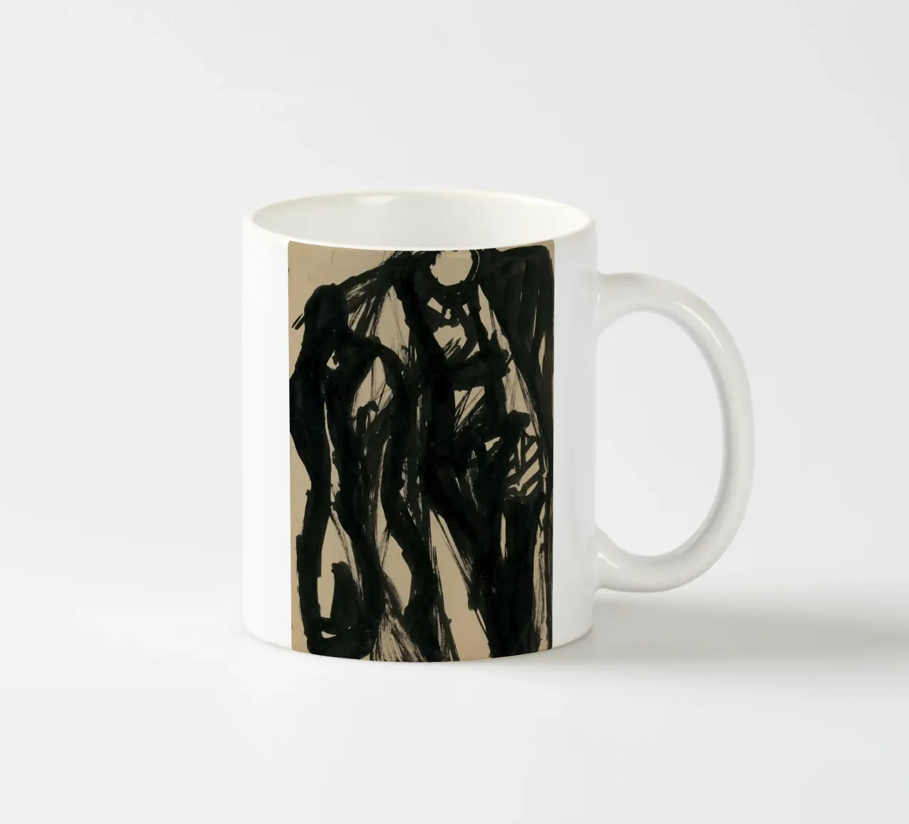 Old man tazza in ceramica da vintageshop