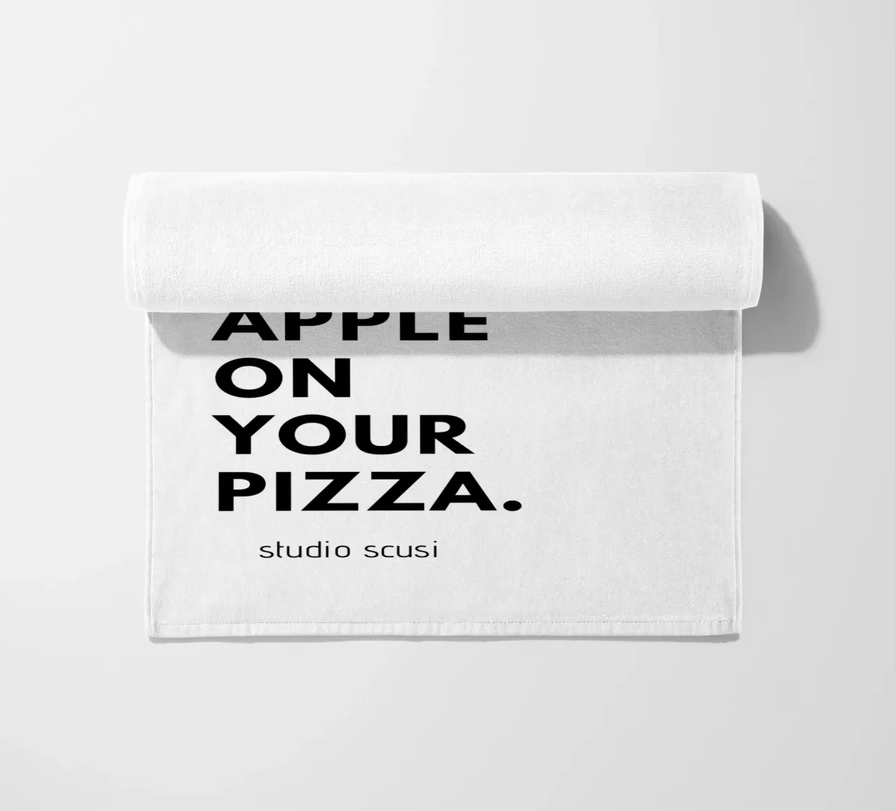 Pizzeria Design: No. We Won't Put Pineapple on your Pizza telo mare da studio scusi