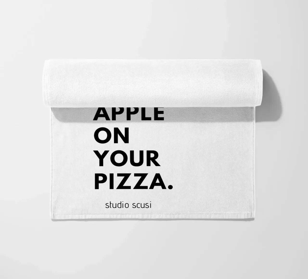 Pizzeria Design: No. We Won't Put Pineapple on your Pizza telo mare da studio scusi