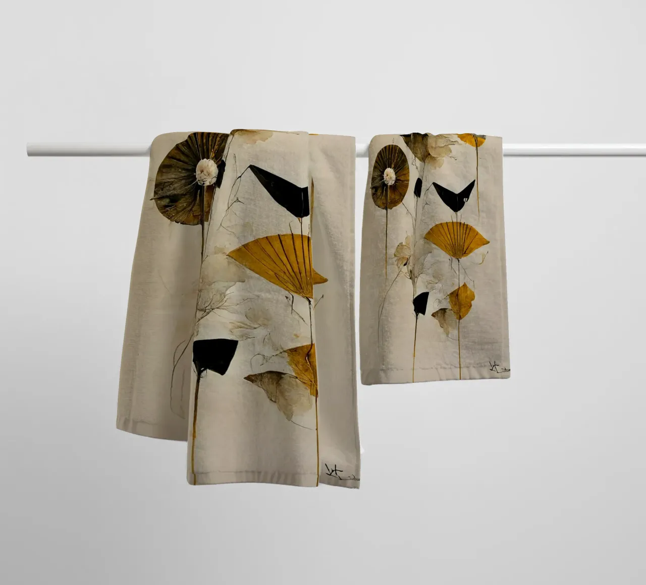 Kukkia asciugamano da bagno da treechild