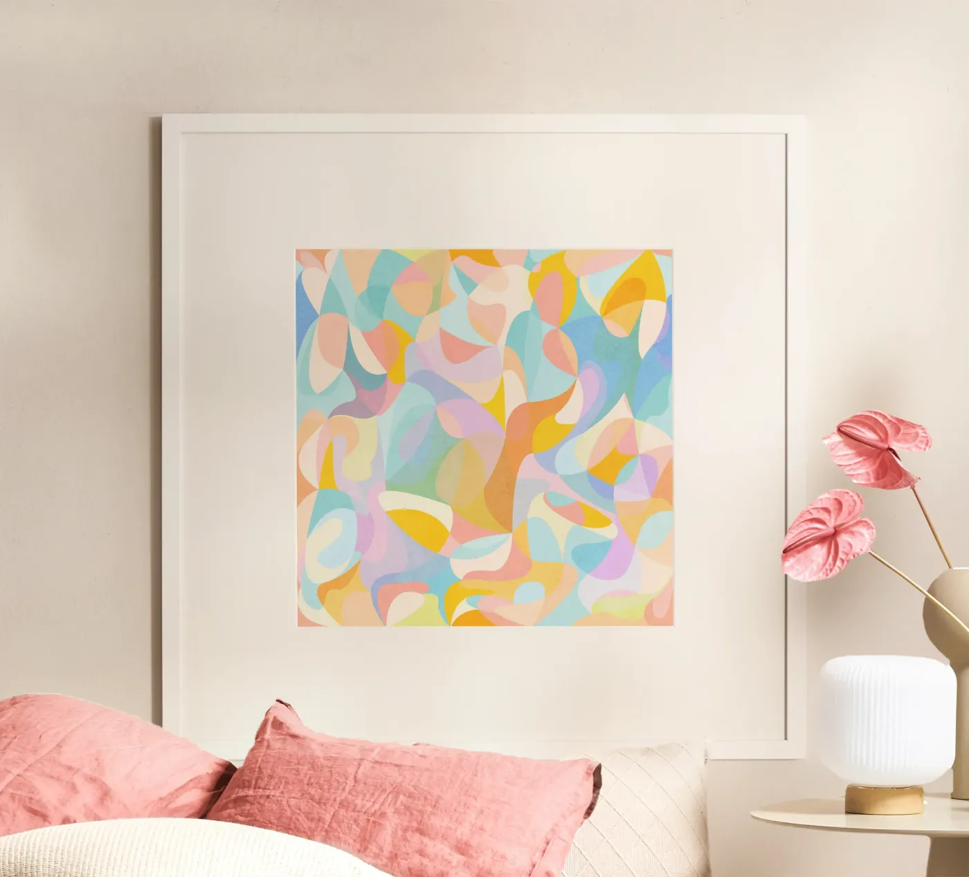 Geist Poster von Lines Inside