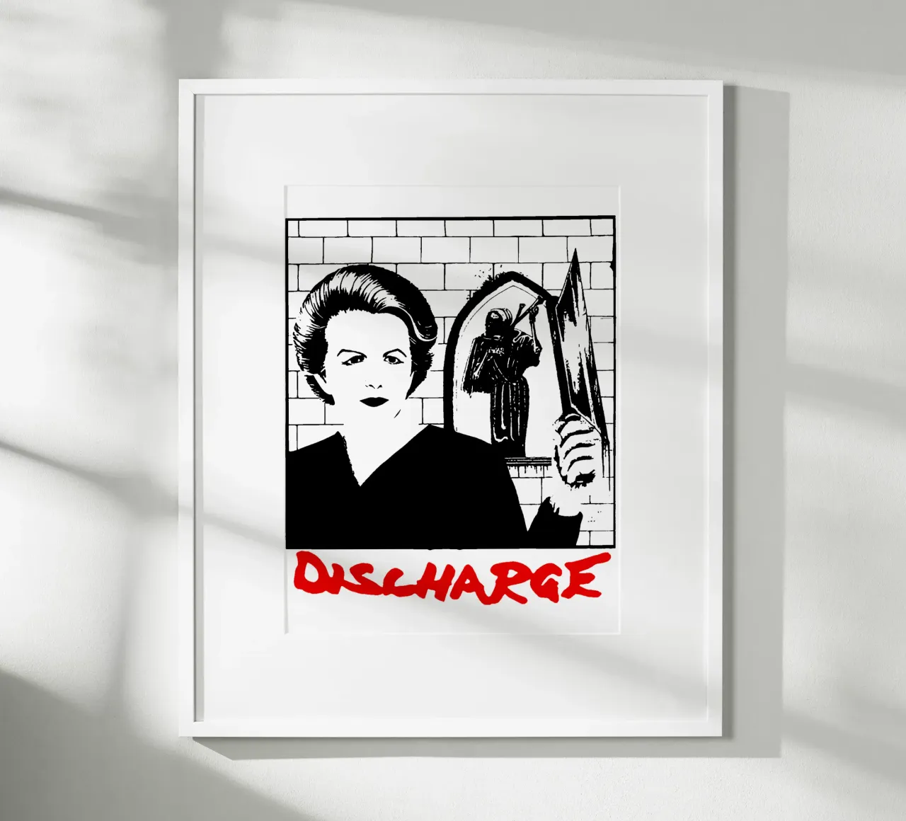 Band di rock retrò anni '60 poster con telaio in plastica da igoshdesigns