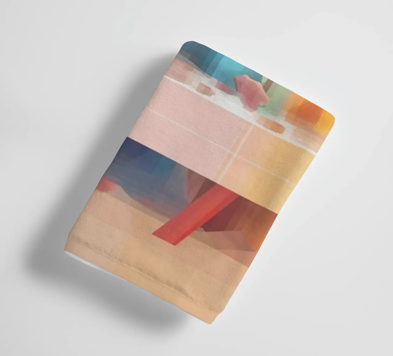 Modern Last Supper, Christian Art Abstract Print towel by vintagepod
