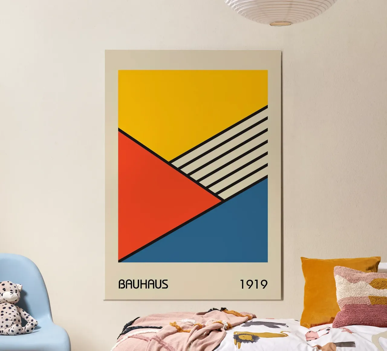 Bauhaus 1919 poster con telaio in alluminio da Brooke