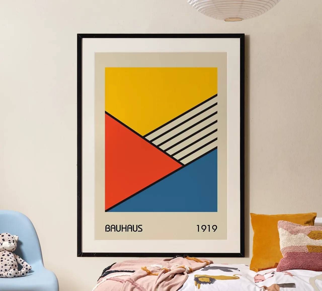 Bauhaus 1919 poster con telaio in alluminio da Brooke
