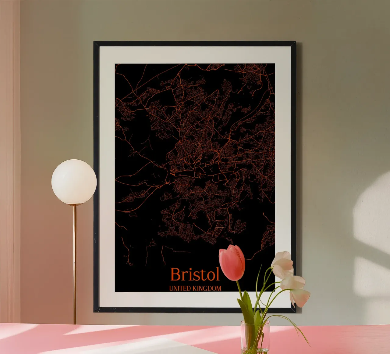Bristol poster con telaio in plastica da MiMap