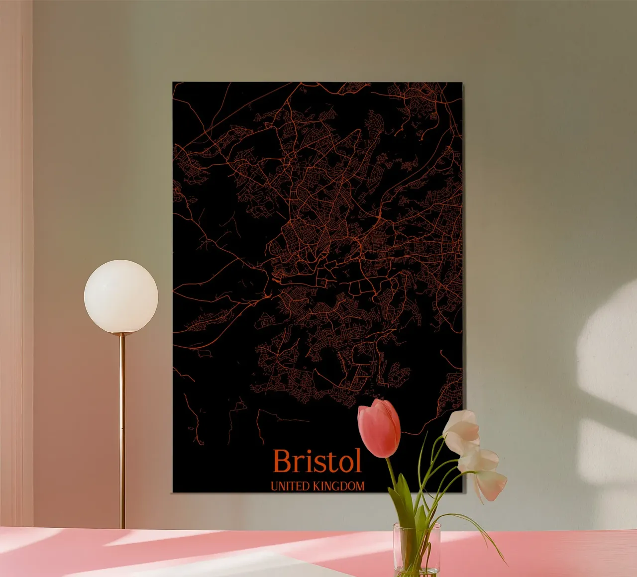Bristol poster con telaio in plastica da MiMap