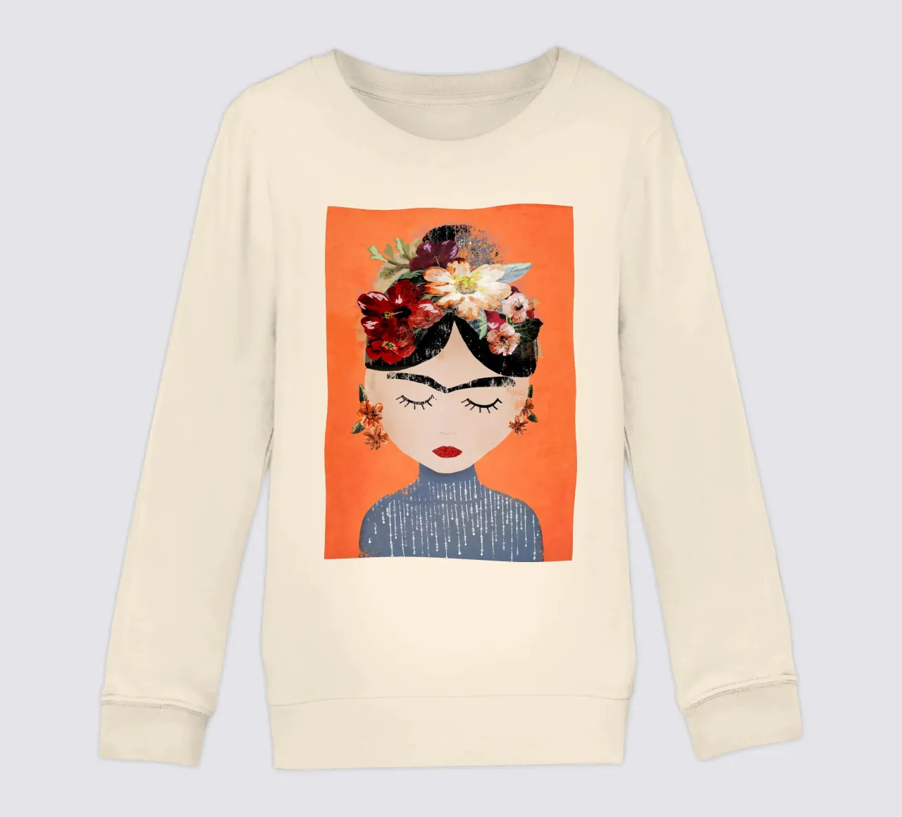 Frida (Orange) sweat enfant de treechild