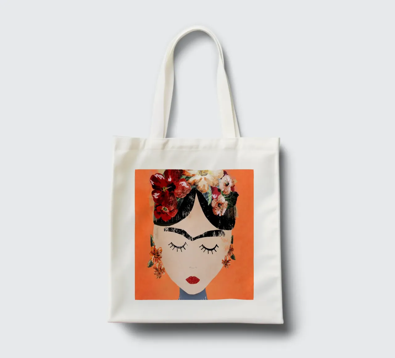 Frida (Orange) tote bag de treechild