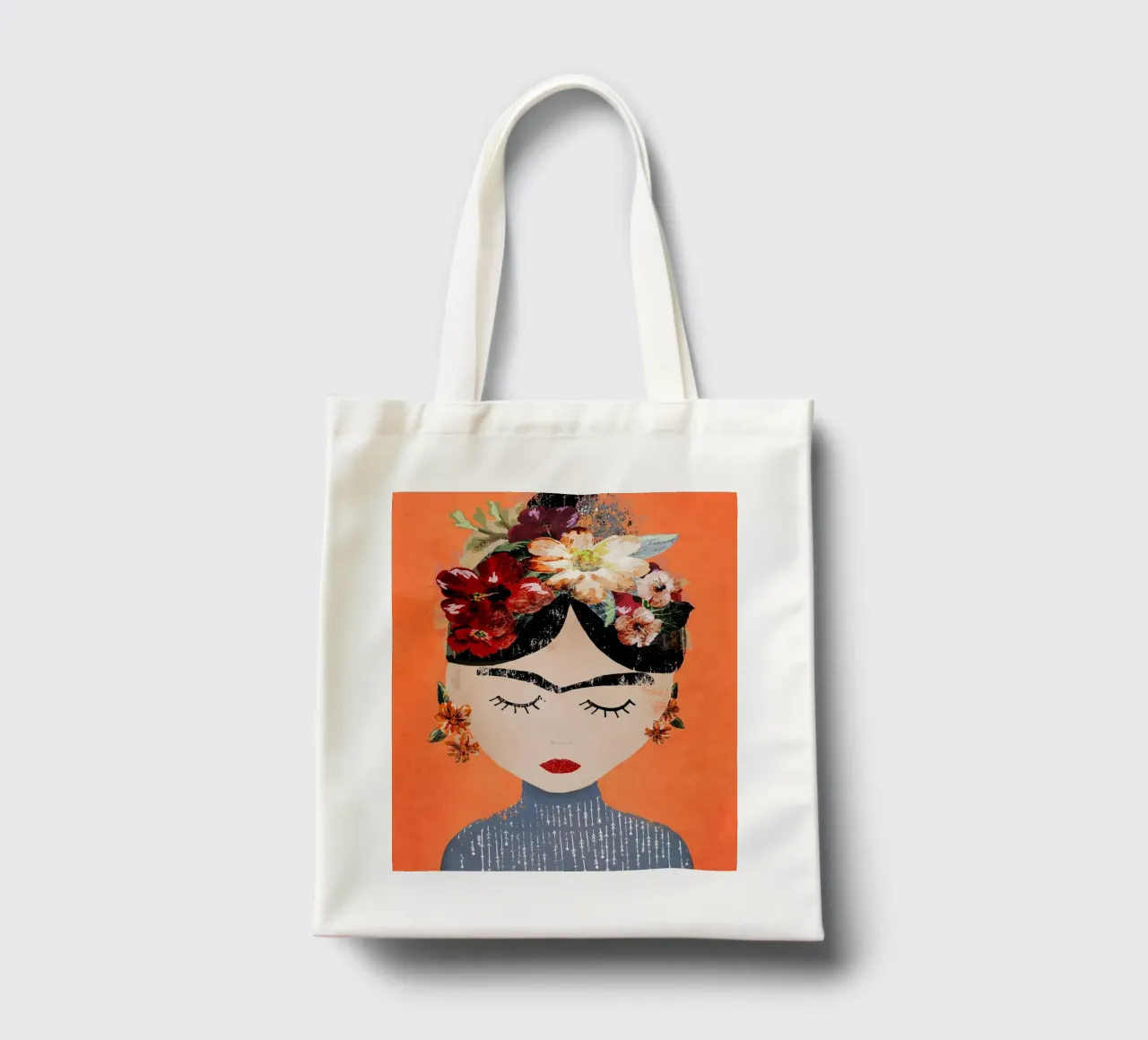 Frida (Orange) tote bag de treechild