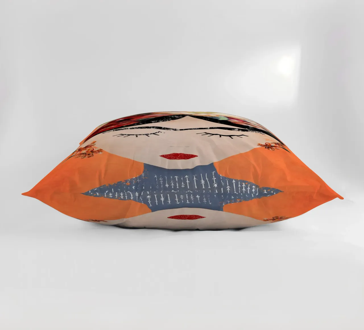 Frida (Orange) cuscino da treechild
