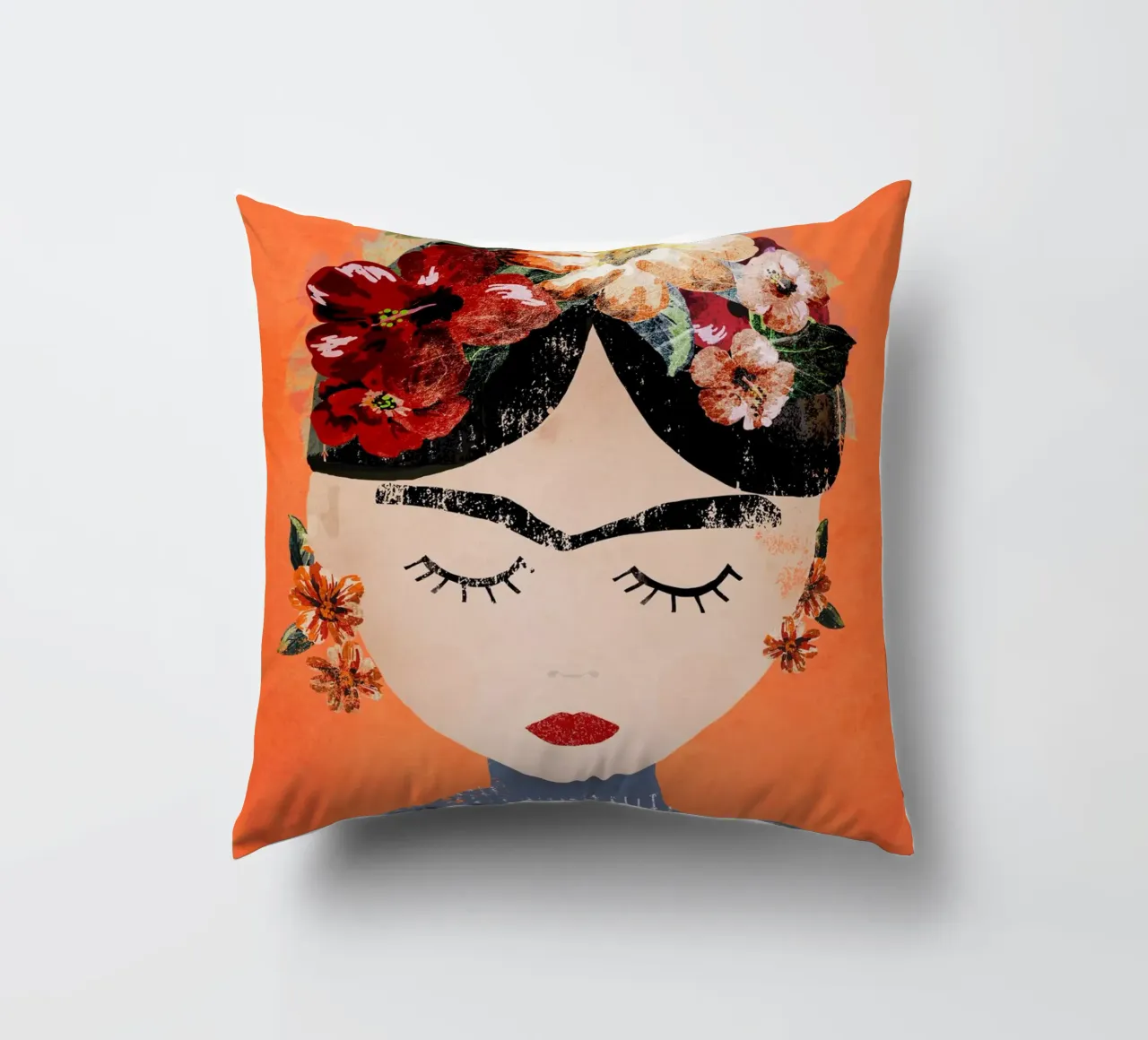 Frida (Orange) cuscino da treechild