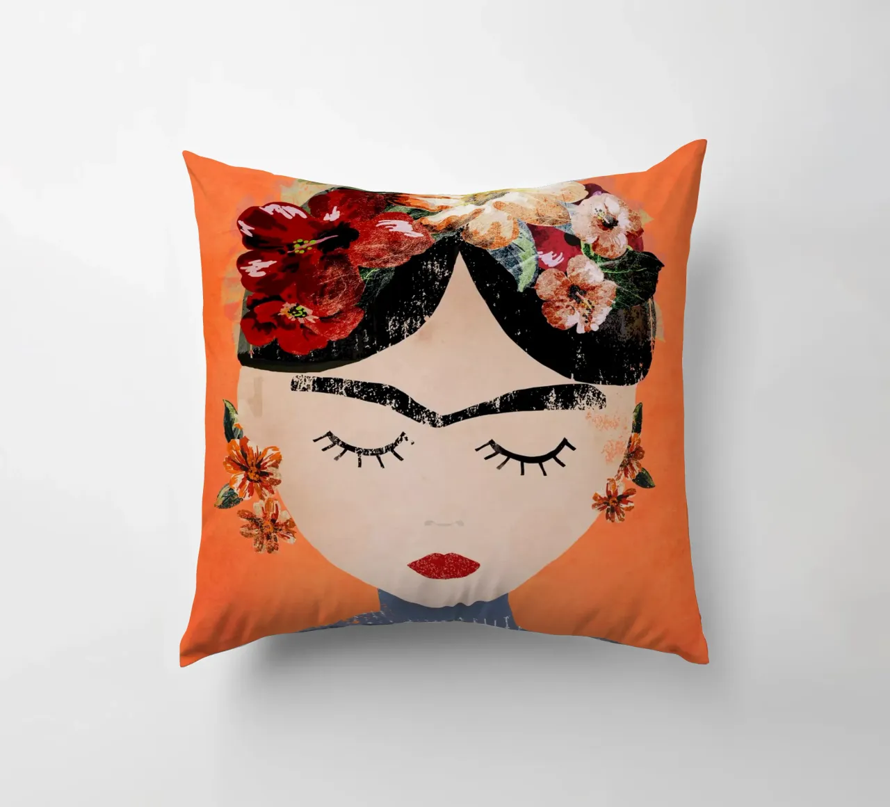 Frida (Orange) cuscino da treechild
