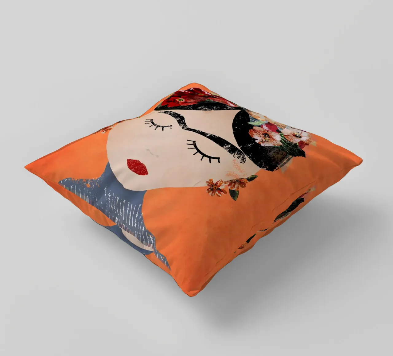 Frida (Orange) cuscino da treechild