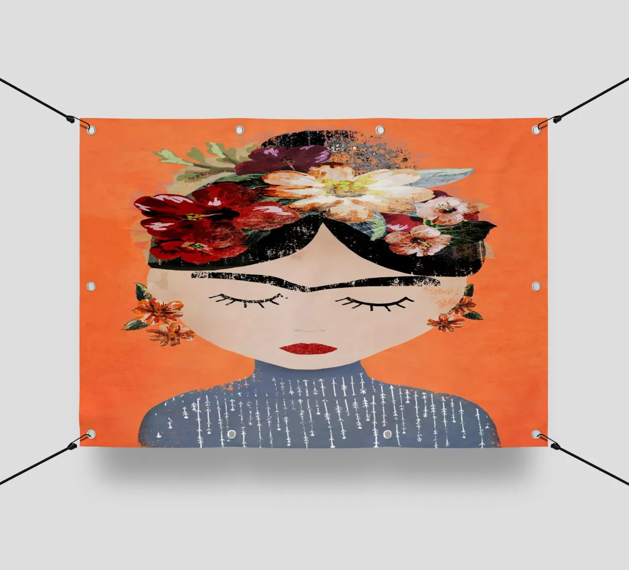 Frida (Orange) telo in pvc da treechild
