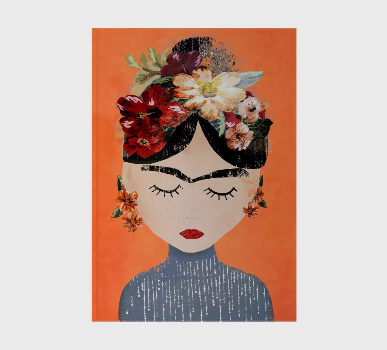 Frida (Orange) carnet de notes de treechild