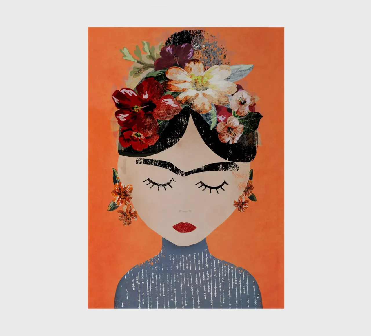 Frida (Orange) carnet de notes de treechild