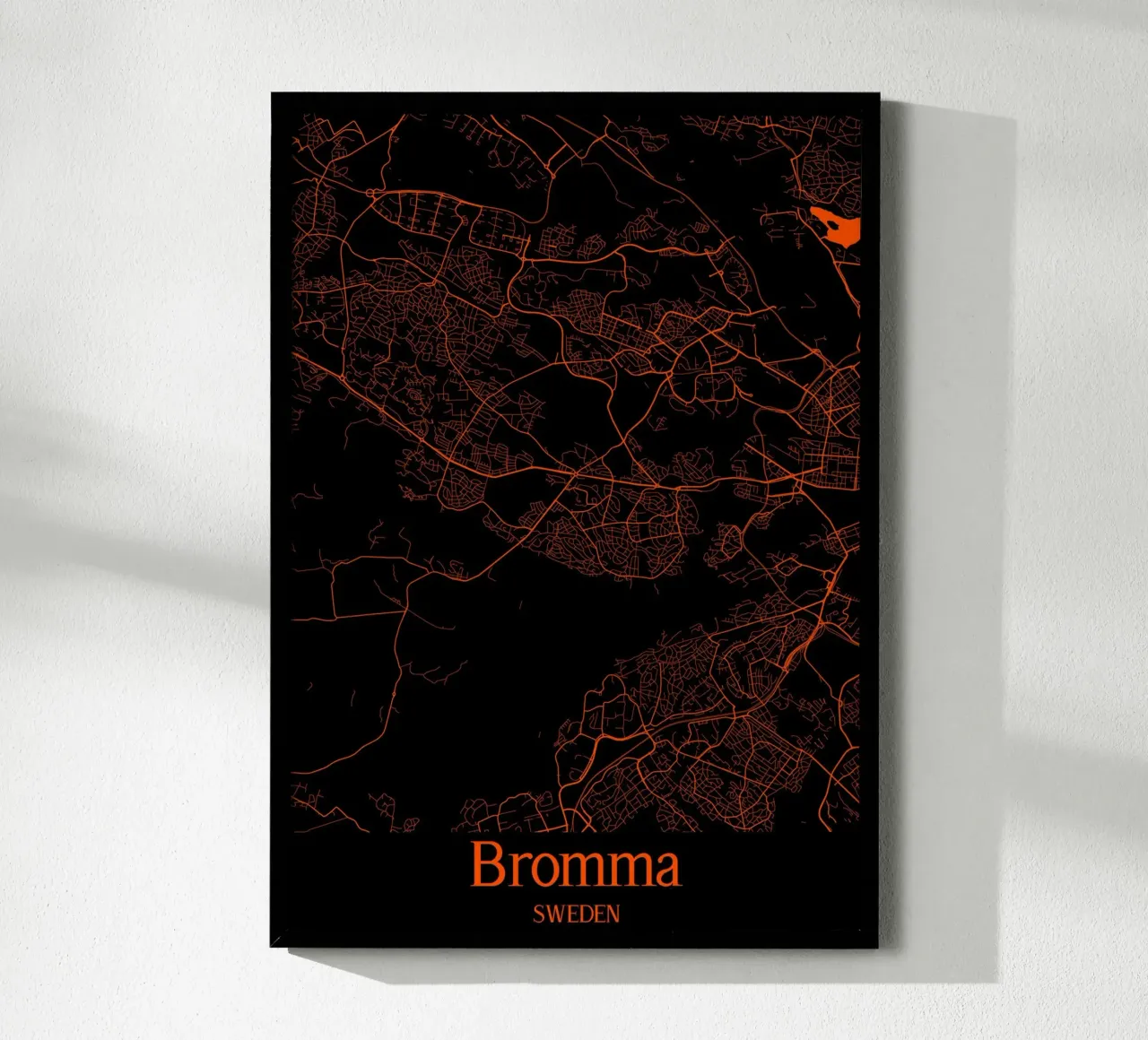 Bromma poster con telaio in legno da MiMap