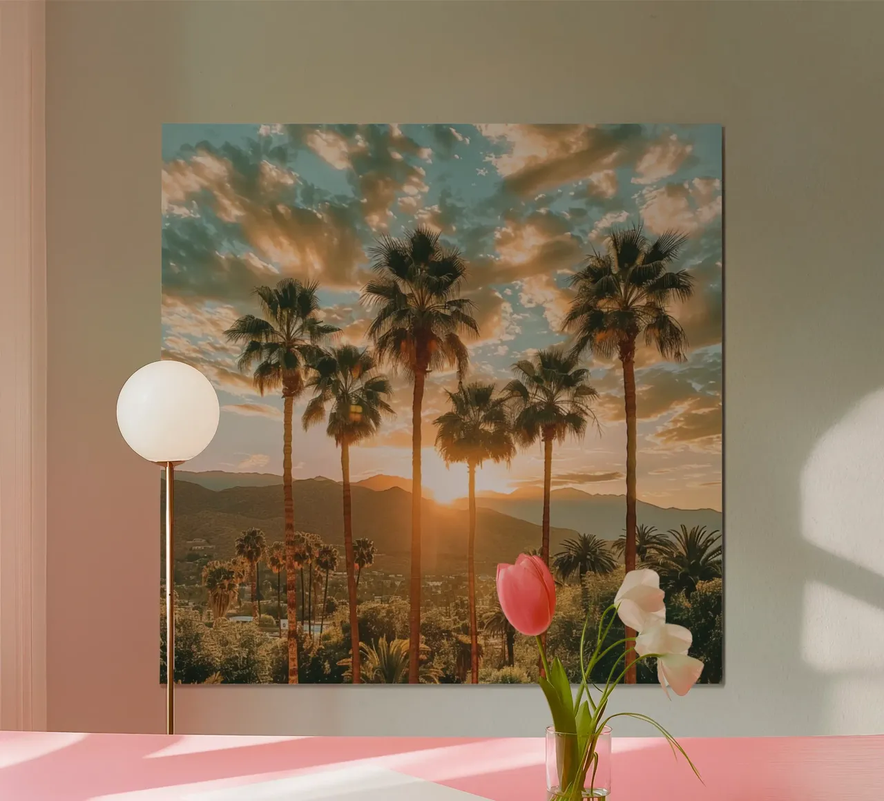 Sunset Palms poster de StillVibe Home