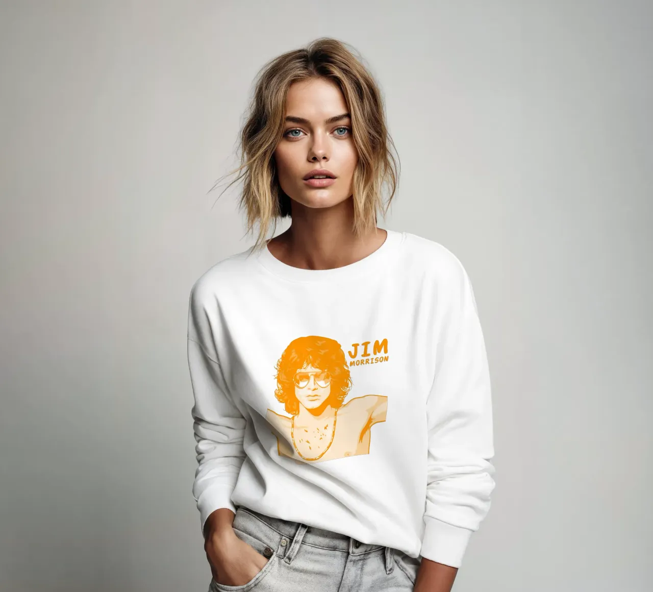 Vector Style Jim Morrison sudadera de mannys_artt