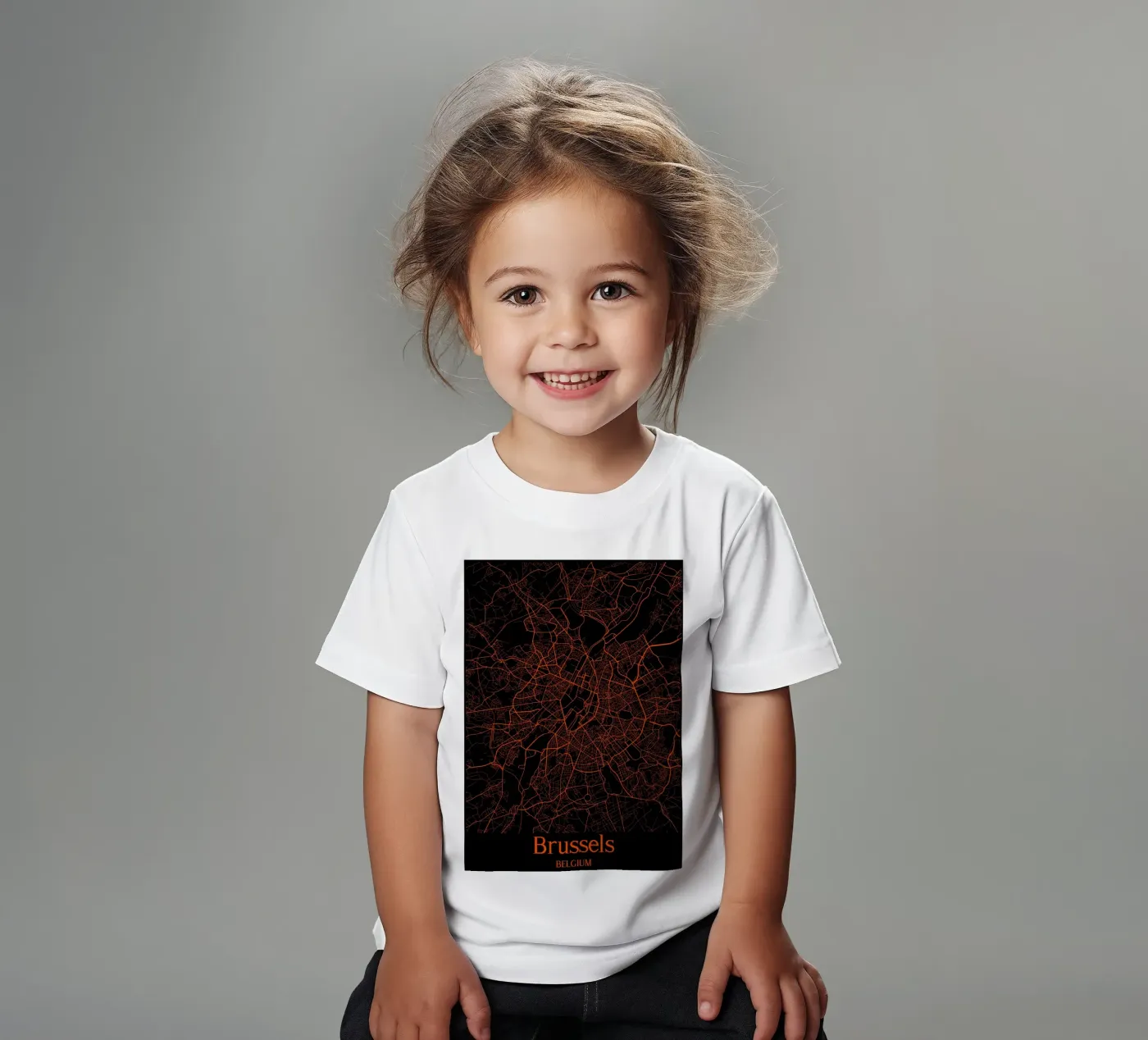 Brussels t-shirt bambini da MiMap