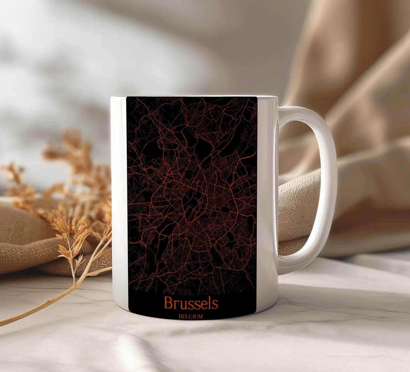 Brussels ceramic mug by MiMap