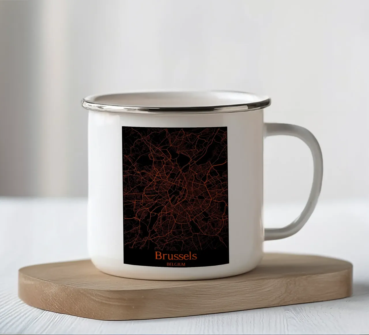 Brussels tazza in smalto da MiMap