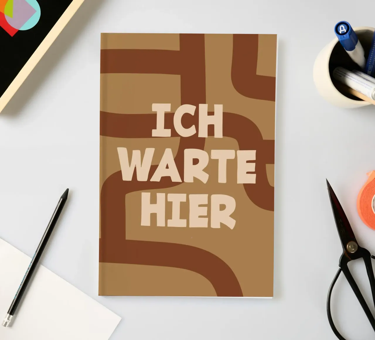 I wait here notebook by MODERN NUANCE