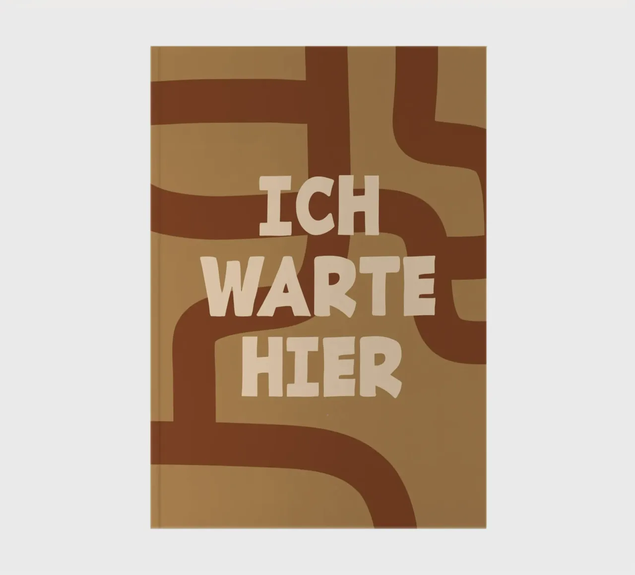 I wait here notebook by MODERN NUANCE