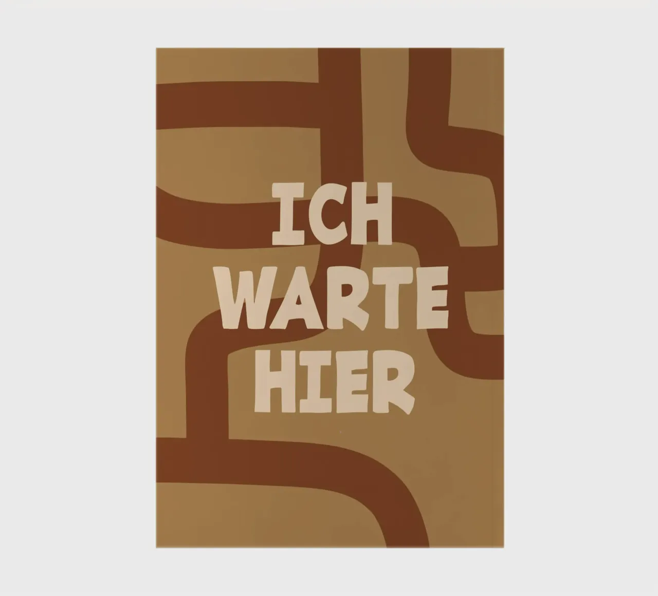 I wait here notebook by MODERN NUANCE