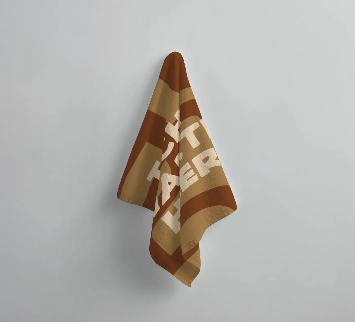 I wait here badhanddoek van MODERN NUANCE