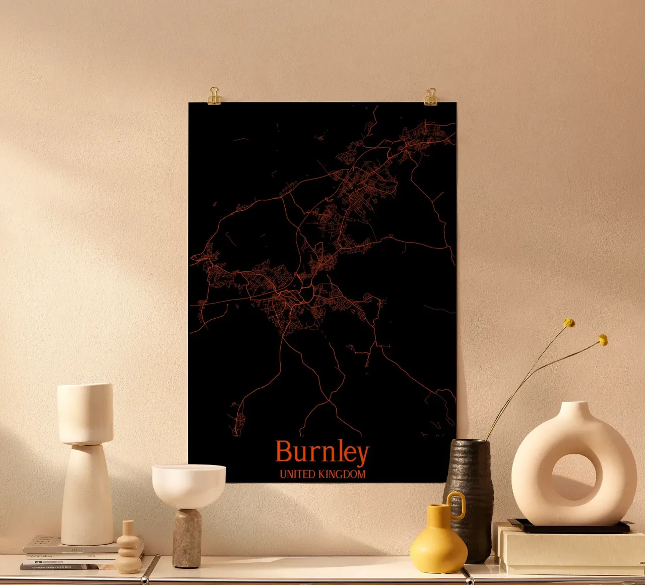 Burnley poster da MiMap