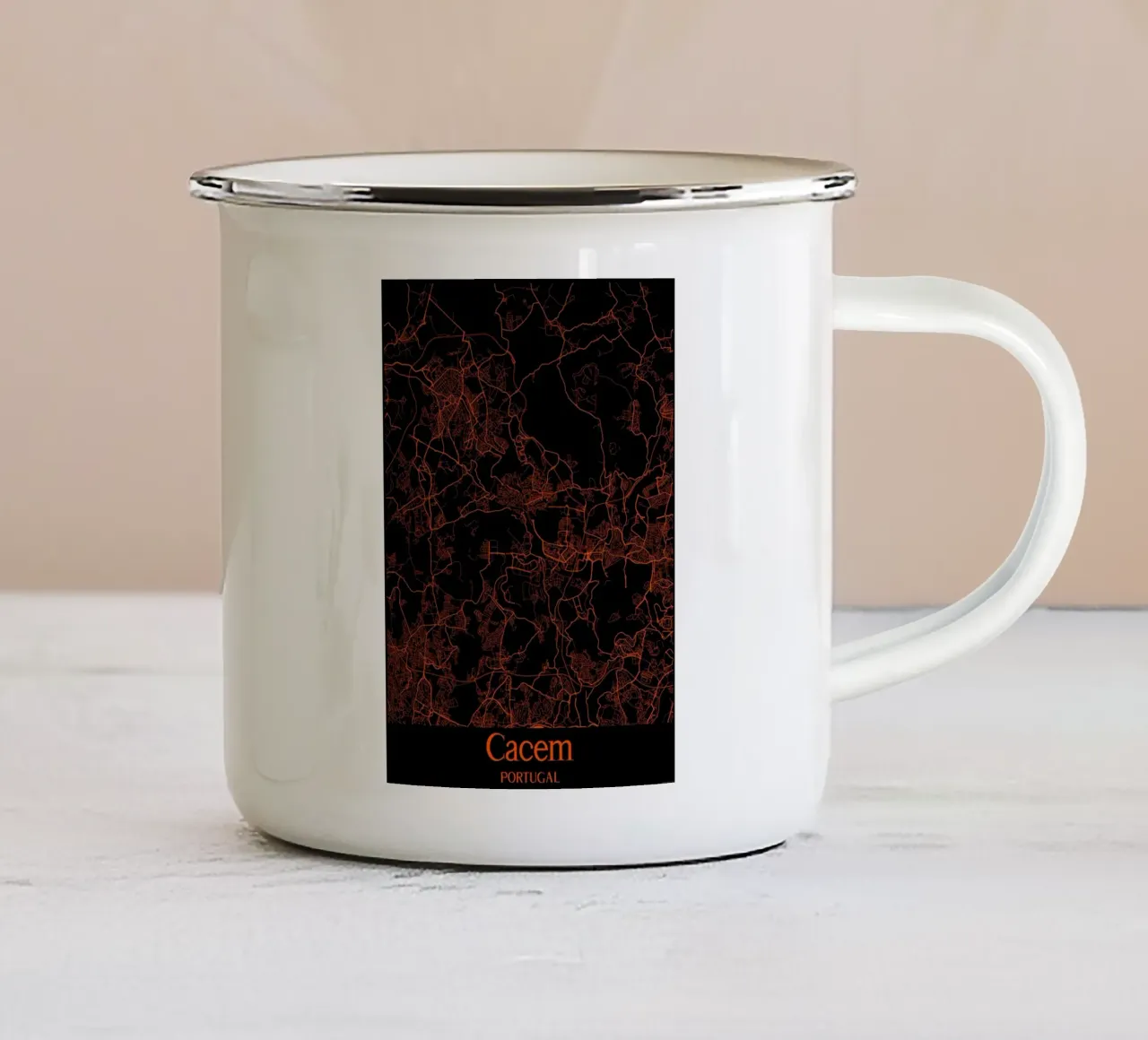 Cacem tazza in smalto da MiMap