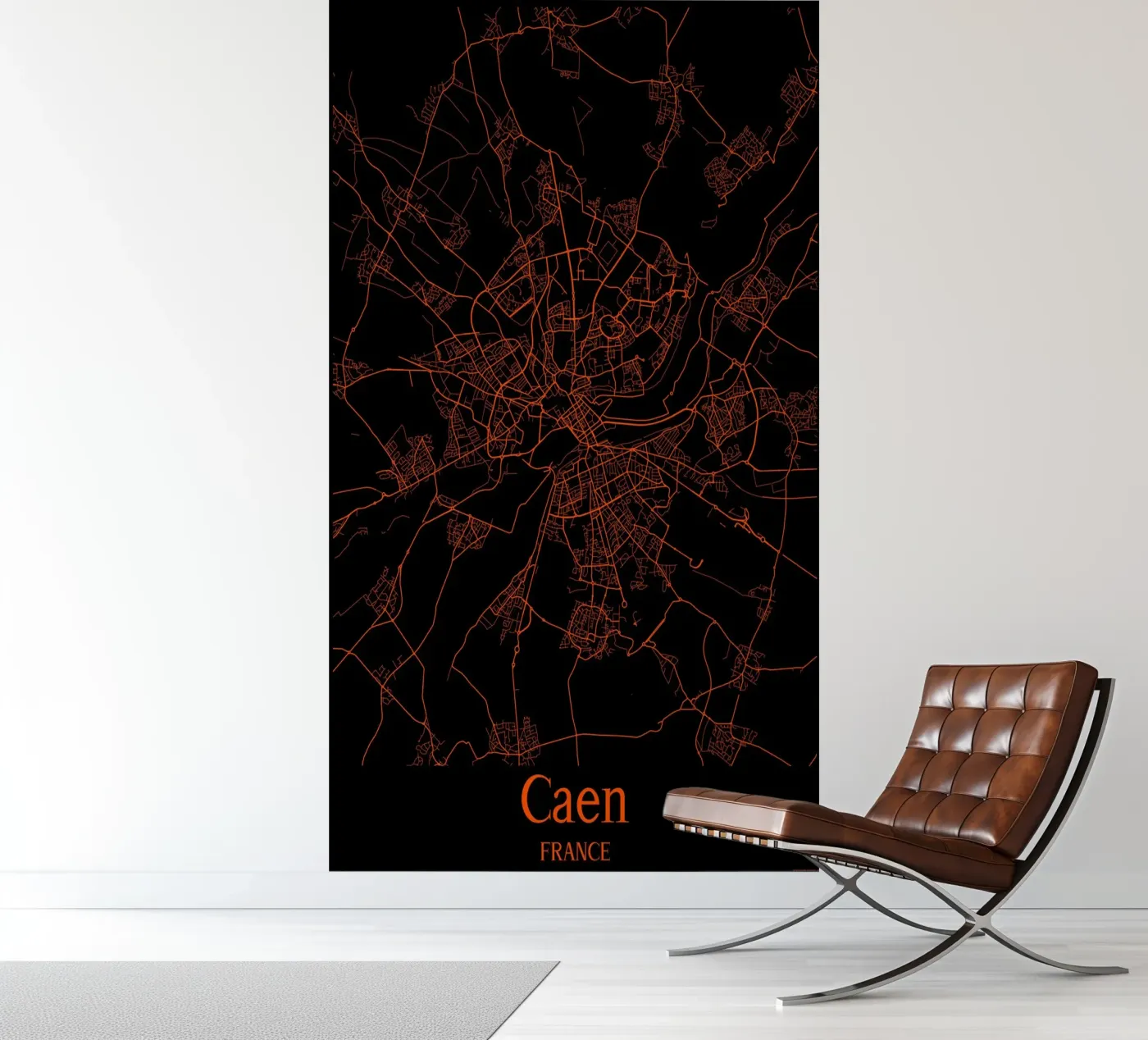 Caen fotobehang van MiMap