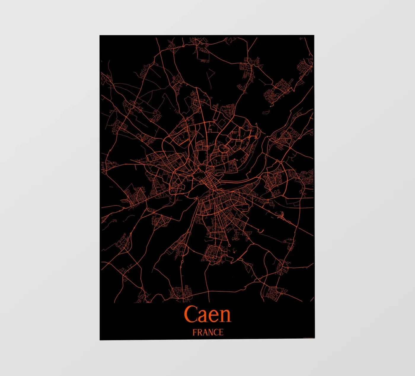 Caen fotobehang van MiMap