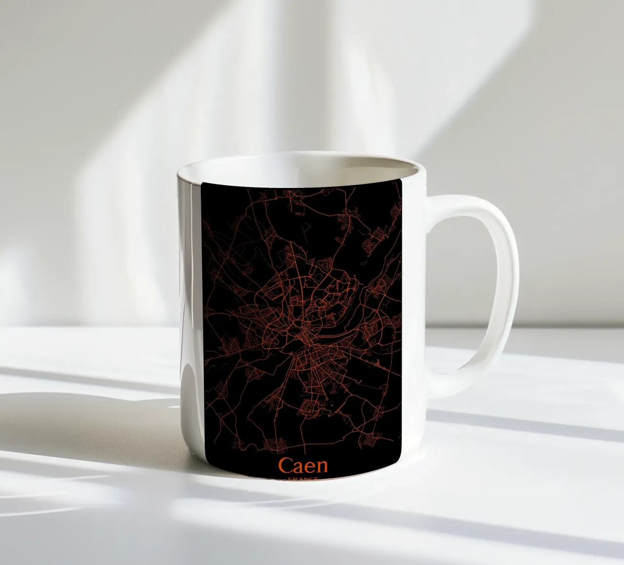 Caen tazza in ceramica da MiMap