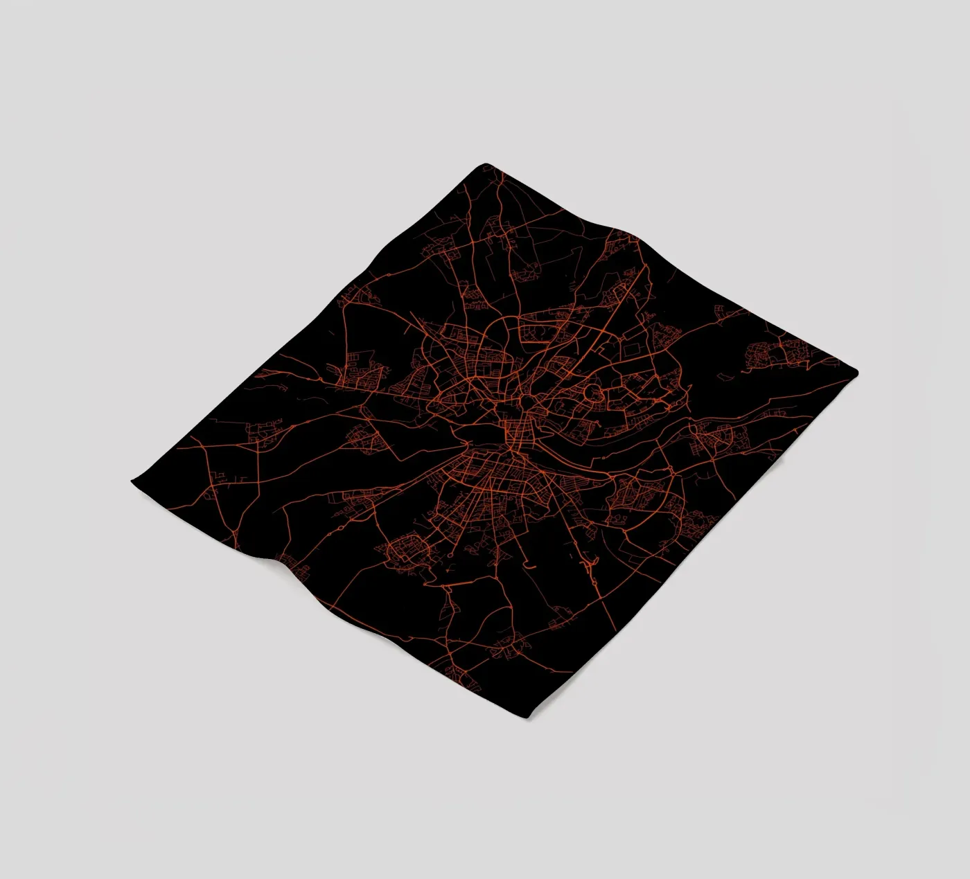 Caen coperta in pile da MiMap