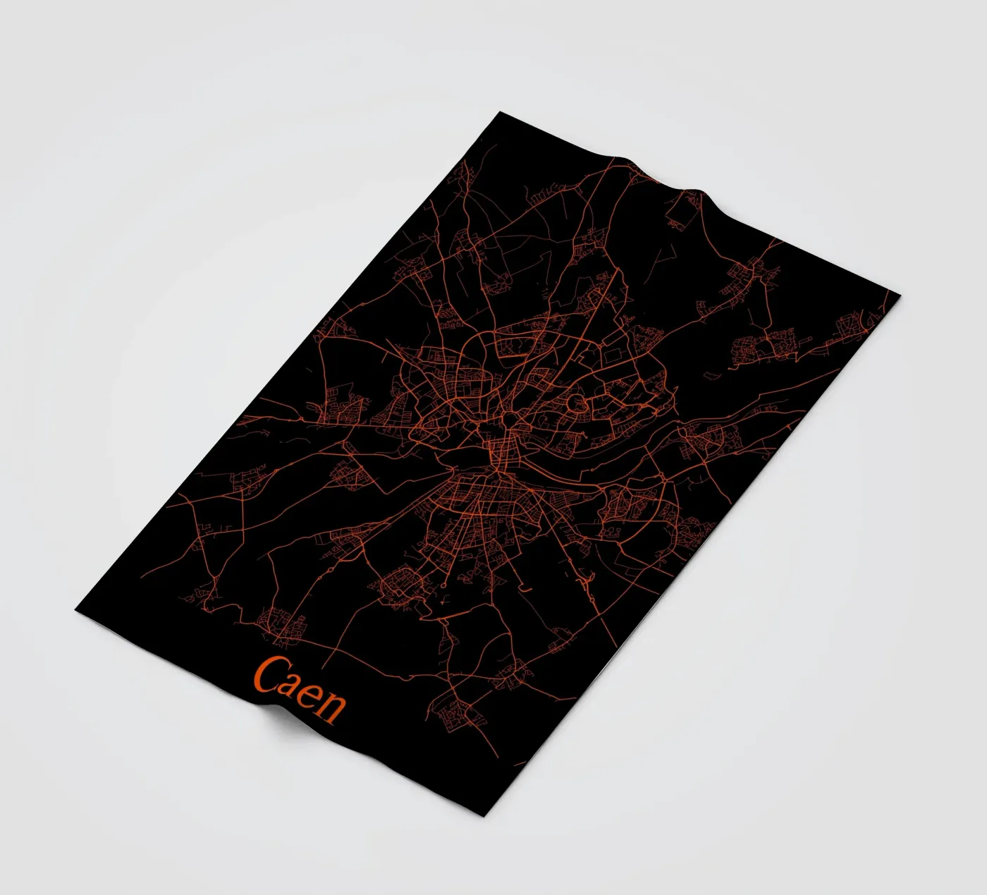 Caen coperta in pile da MiMap