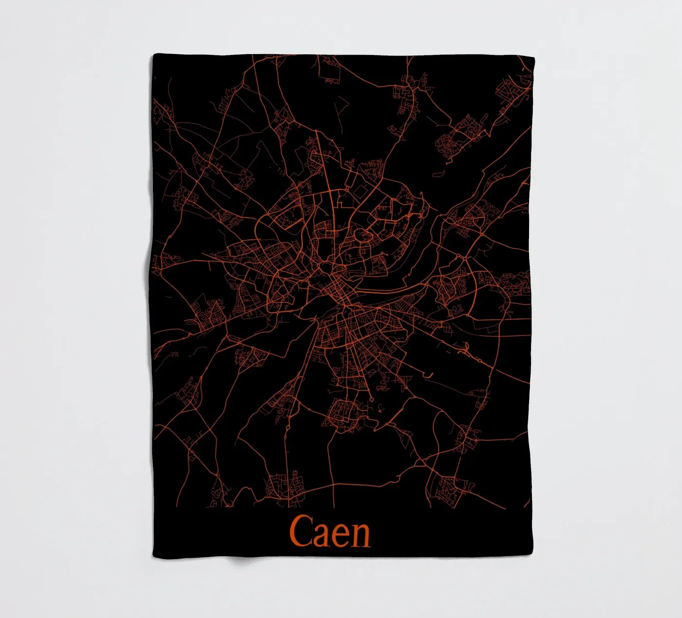 Caen coperta in pile da MiMap