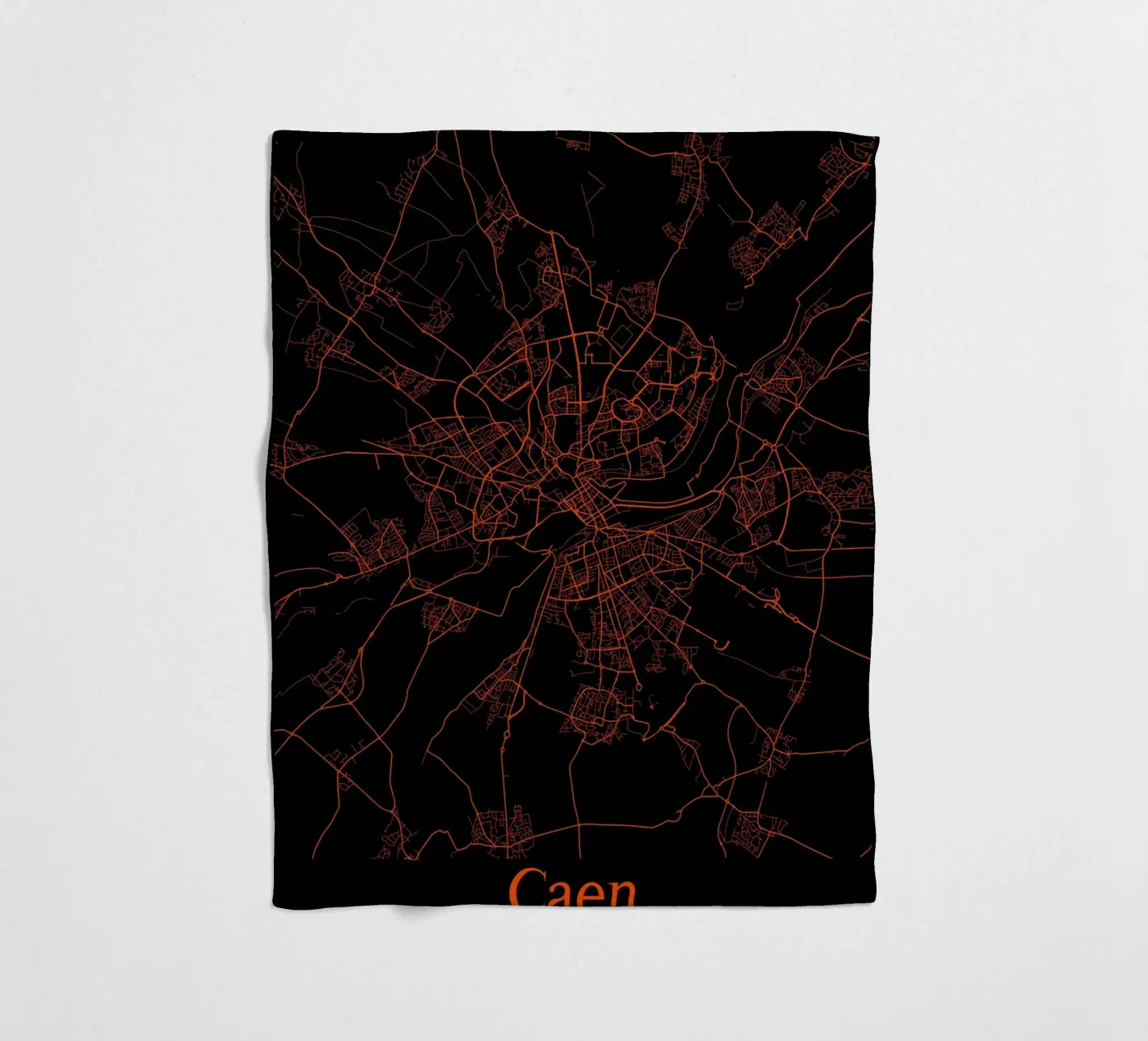 Caen coperta in pile da MiMap