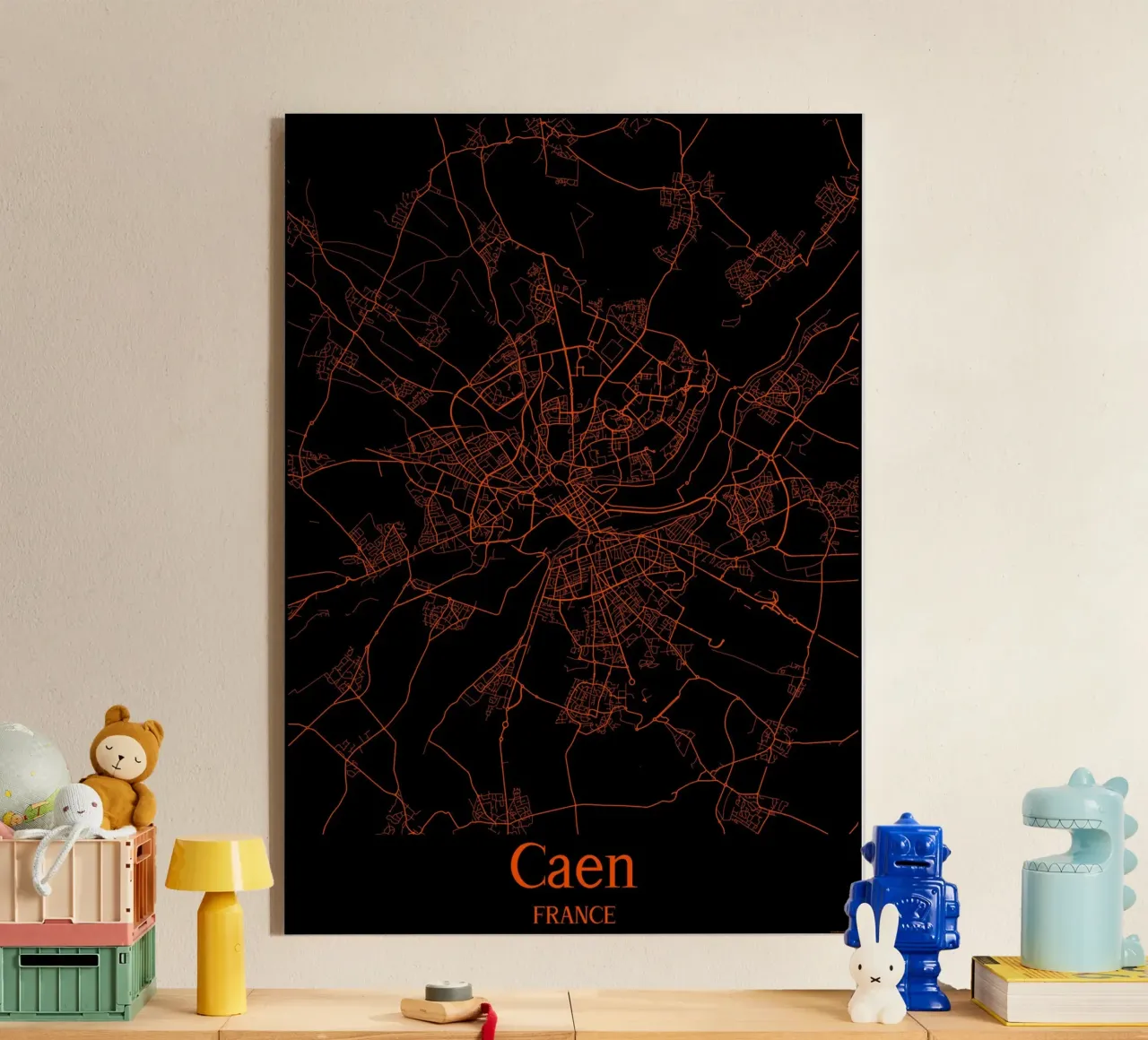 Caen acryl van MiMap