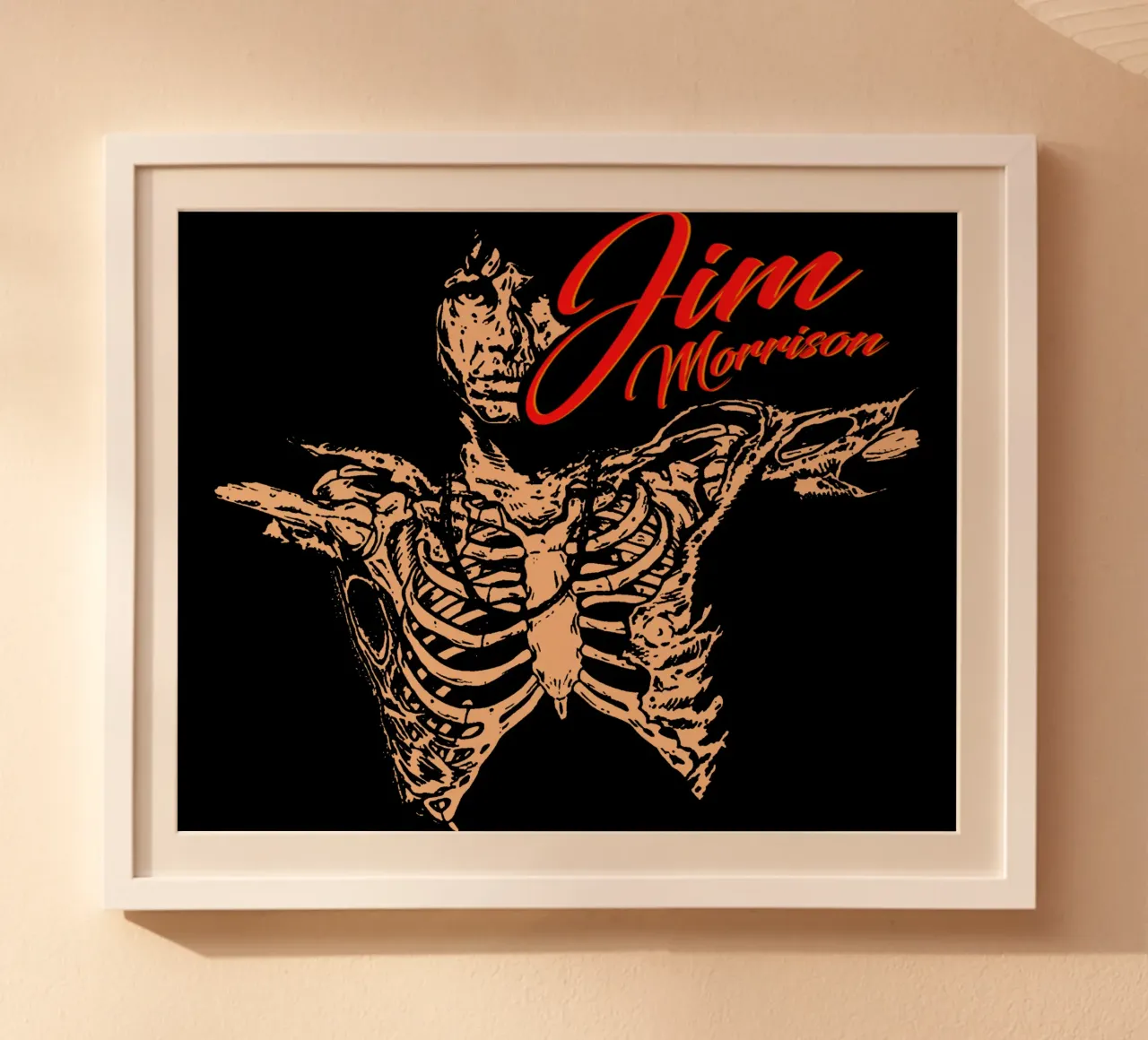 silhouette rock di jim morrison poster da mannys_artt