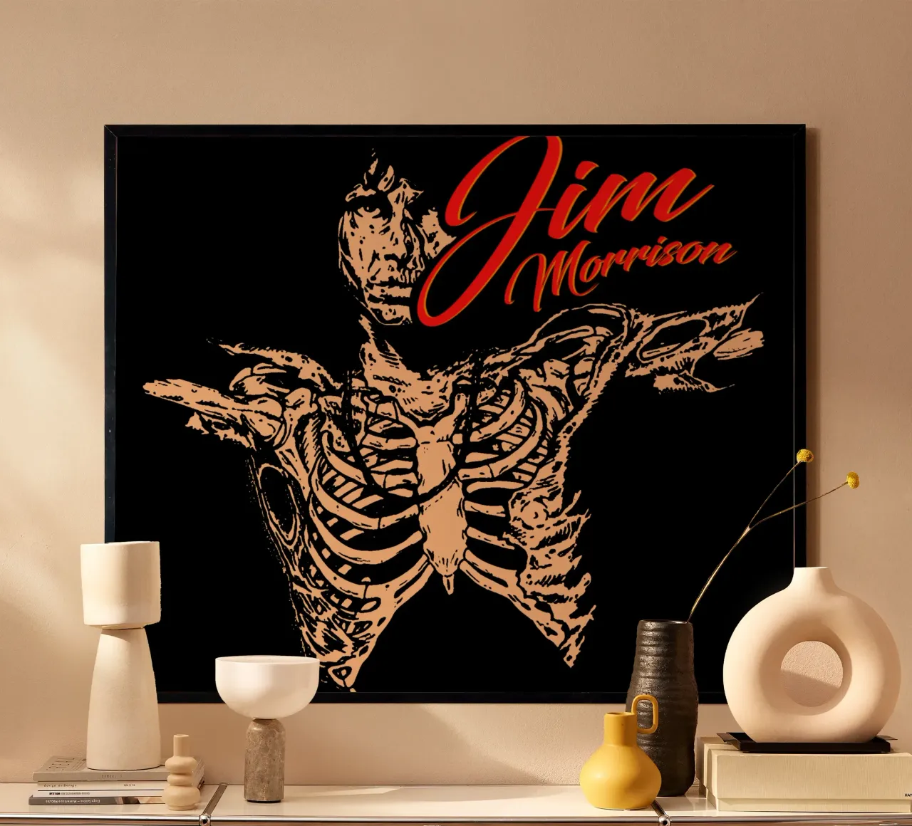 silhouette rock di jim morrison poster da mannys_artt