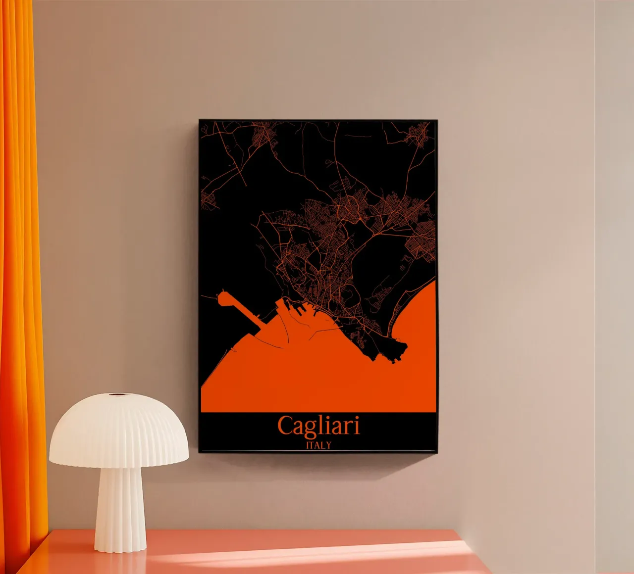 Cagliari plexiglass da MiMap