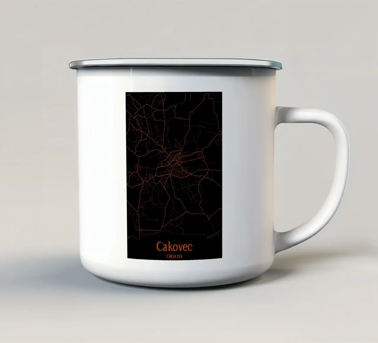 Cakovec tazza in smalto da MiMap