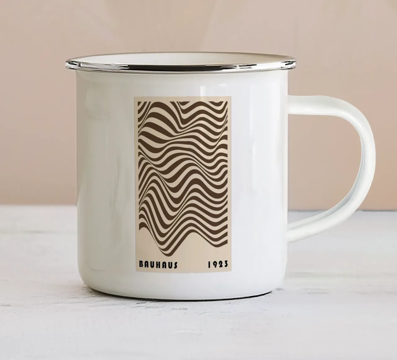 Bauhaus 1923 tazza in smalto da Narciso