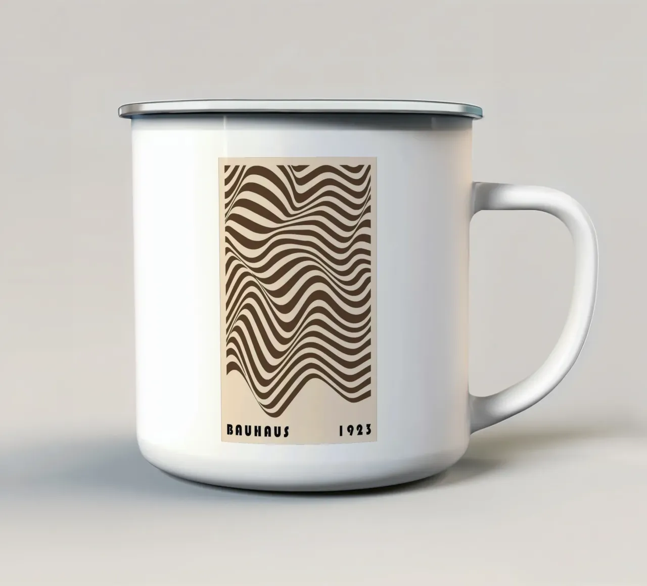 Bauhaus 1923 tazza in smalto da Narciso