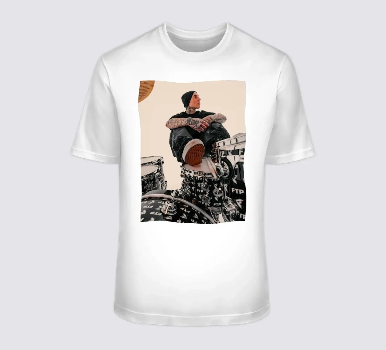 Travis Barker Blink 182 t-shirt da Musadad Shop