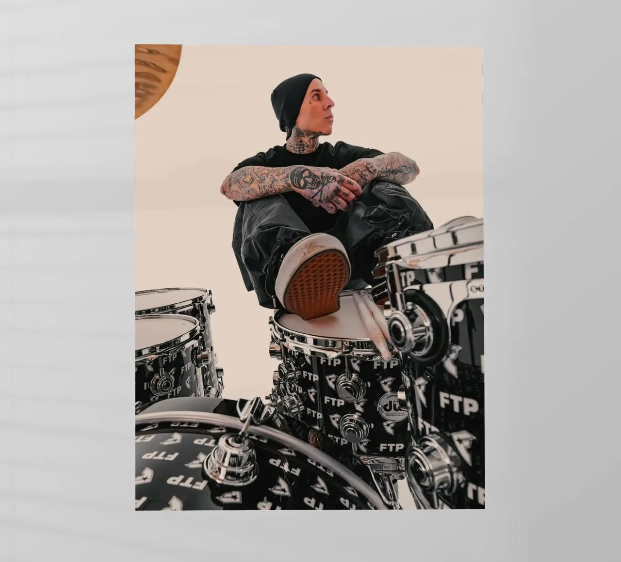 Travis Barker Blink 182 pellicola backlit da Musadad Shop