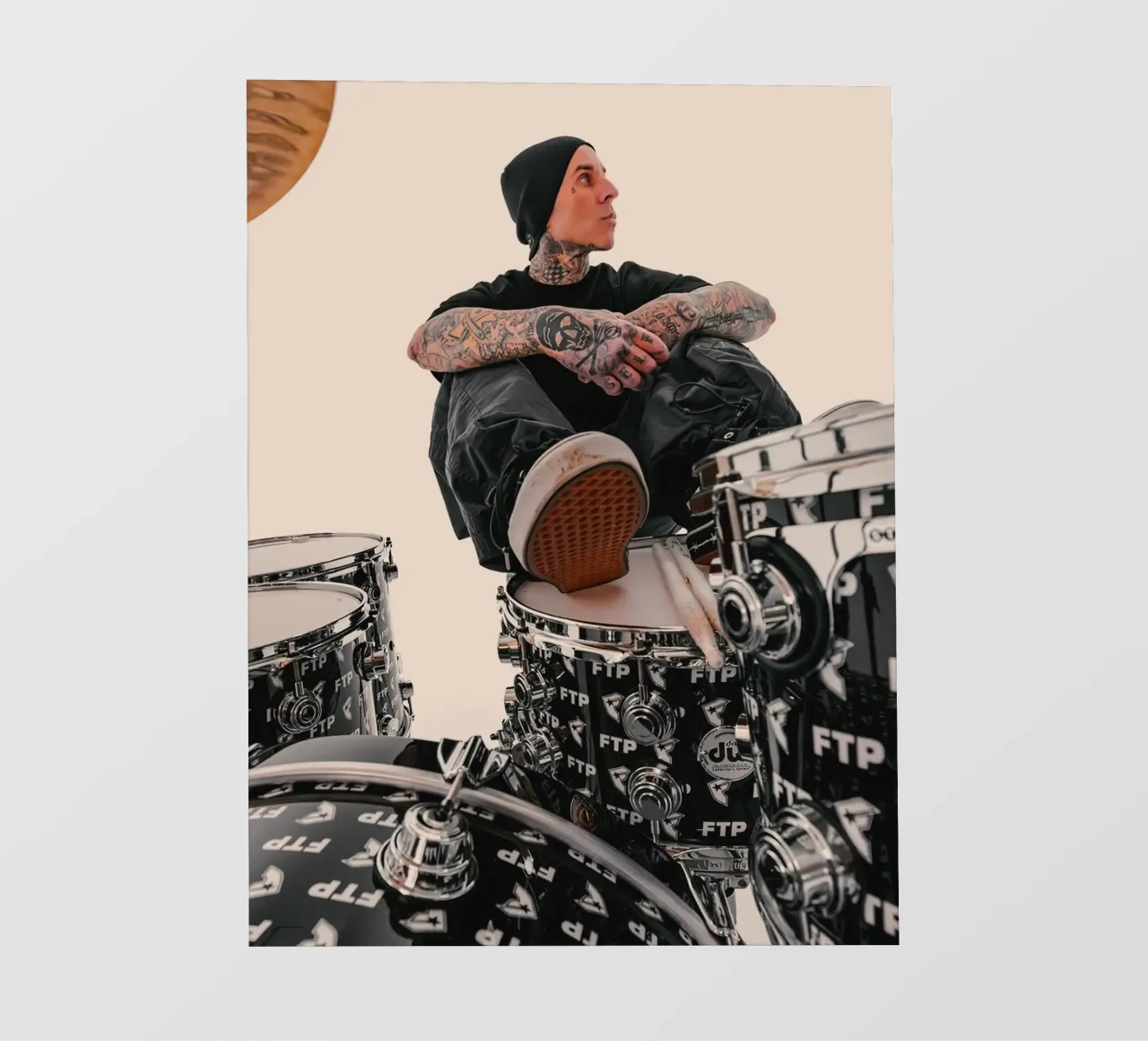 Travis Barker Blink 182 pellicola backlit da Musadad Shop